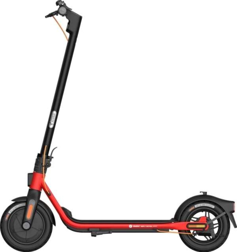 Ninebot fra KickScooter D38D 20 km/t Schwarz - Rot 10,2 Ah (3802-040)