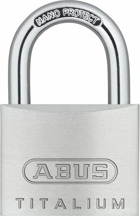 Hengelås med nøkkel ABUS Titalium 64ti/20 Stål Aluminium normal (2 cm)