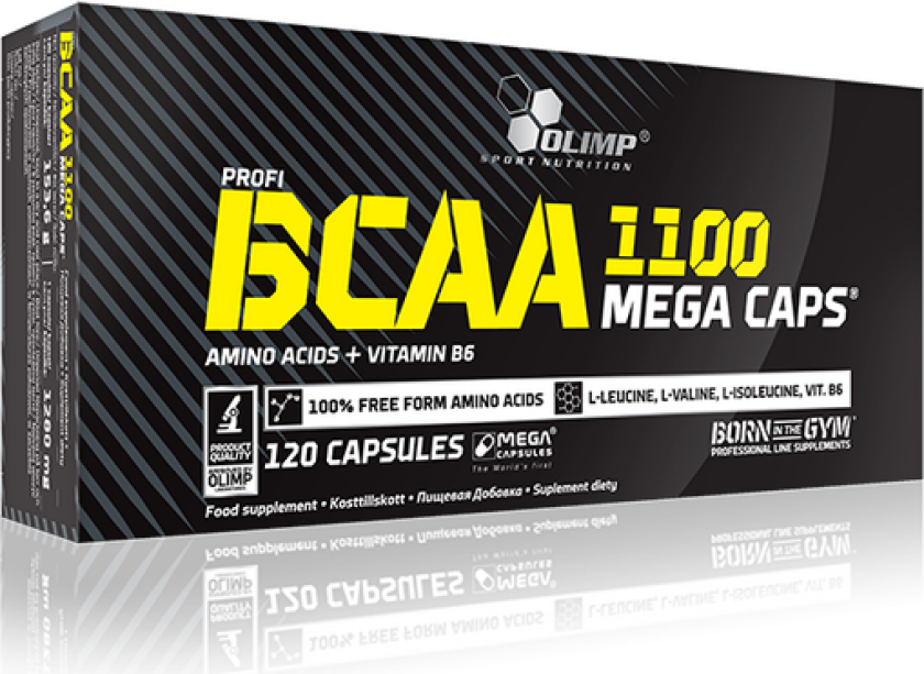 BCAA Mega Caps, 120 caps