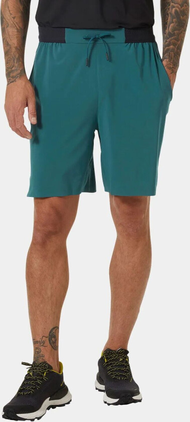 Herre Teknisk Trail Lett Shorts Grønn L SvartL