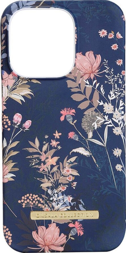 Onsala iPhone 14 Pro Deksel Fashion Edition Dark Flower