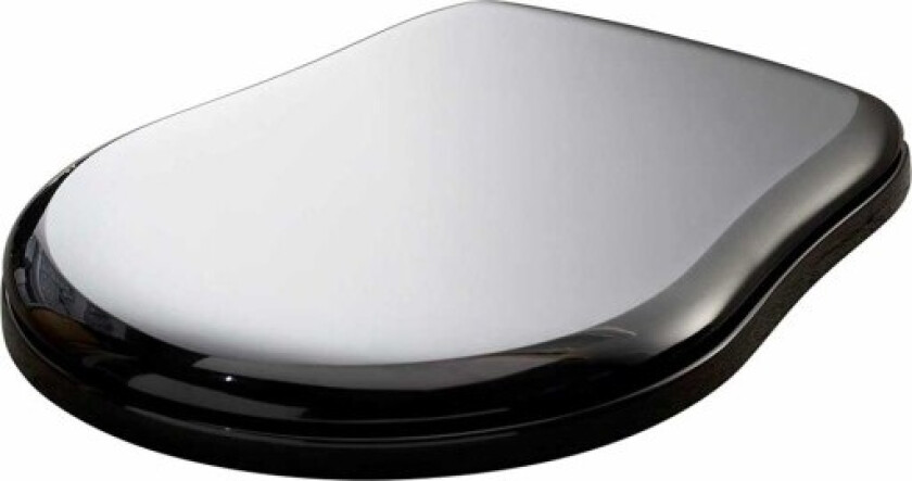 Retro toalettsete med messingbeslag, Blan black