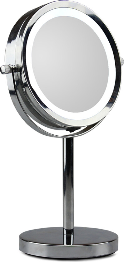 Mirror On Foot With LED Light & X10 Magnification