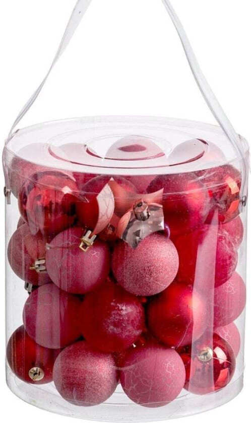 Juletrekuler Rød 5 x 5 x 5 cm (40 tall)