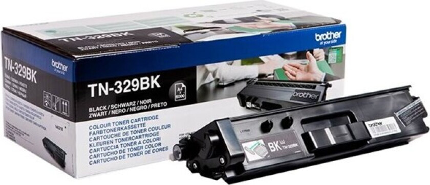 TN 329BKP - Laser toner Svart