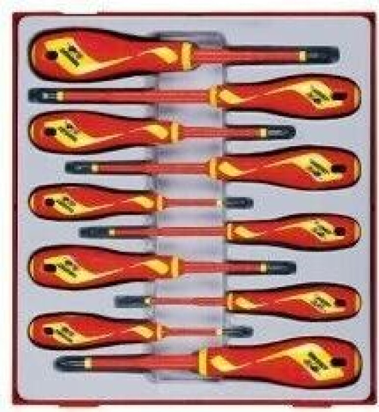 skrutrekkere 1000V 10 stk. (17439-0104)