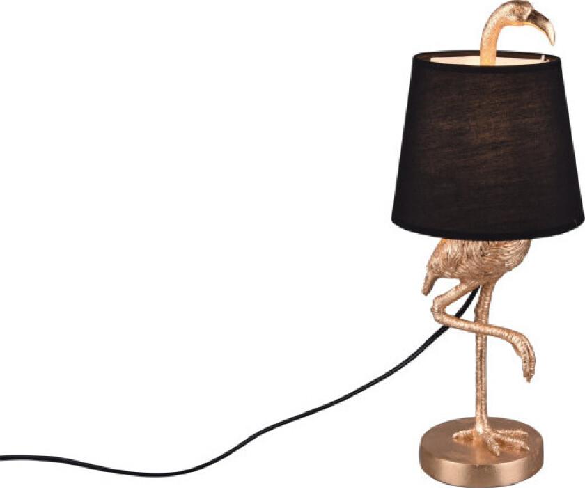 Lola bordlampe, sort/gull