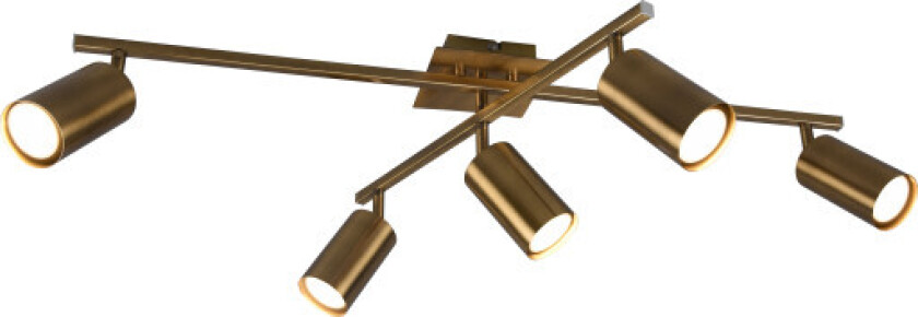 Marley taklampe, messing