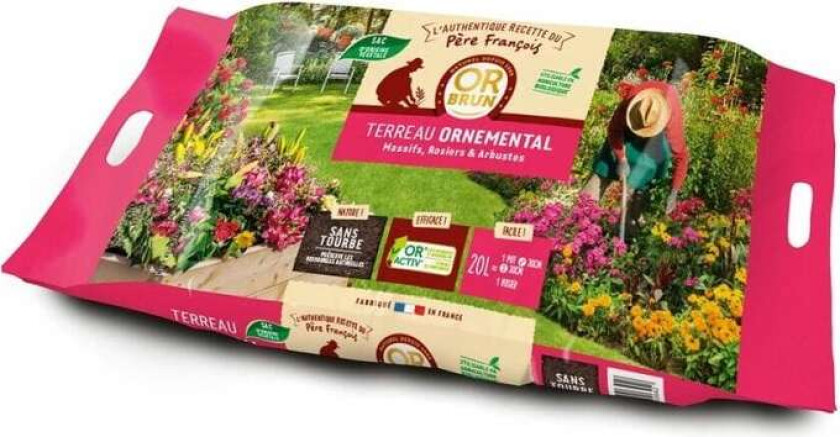 Organisk gjødsel ELLER BRUN OBRTPPFORN20-2P