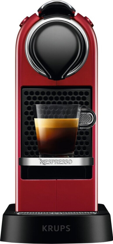 Bilde av Krups Nespresso CitiZ XN741510 - Kaffemaskin - 19 bar - Kirsebærrød