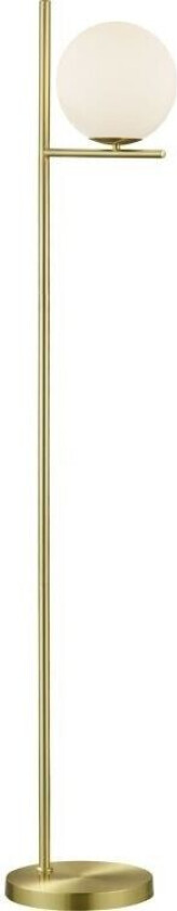 Pure gulvlampe, messing