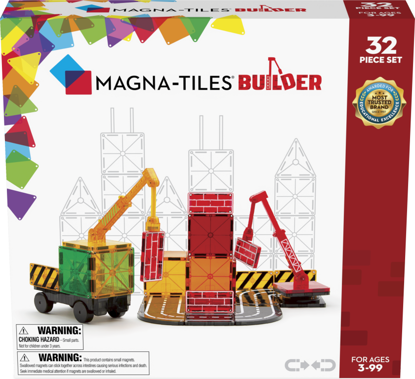 Bilde av Magna Tiles Byggesett 32 Deler Magna Tiles Collection Sett 176040
