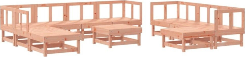 Utendørs spisestue 11 deler heltre douglasgran