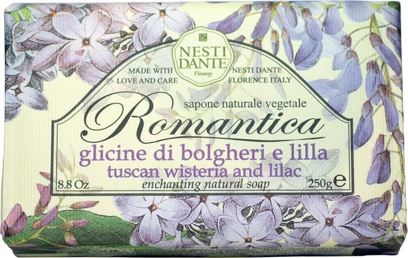 Romantica Tuscan Wisteria & Lilac, 250 g  Håndsåpe