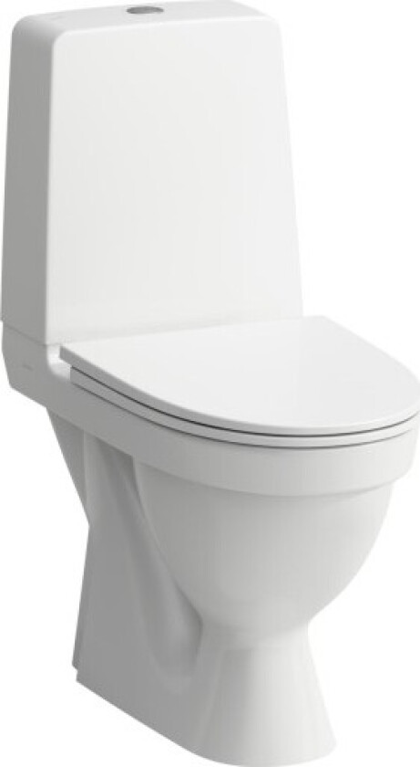 Bilde av Kompas toalett, uten skyllekant, rengjøringsvennlig,  hvit