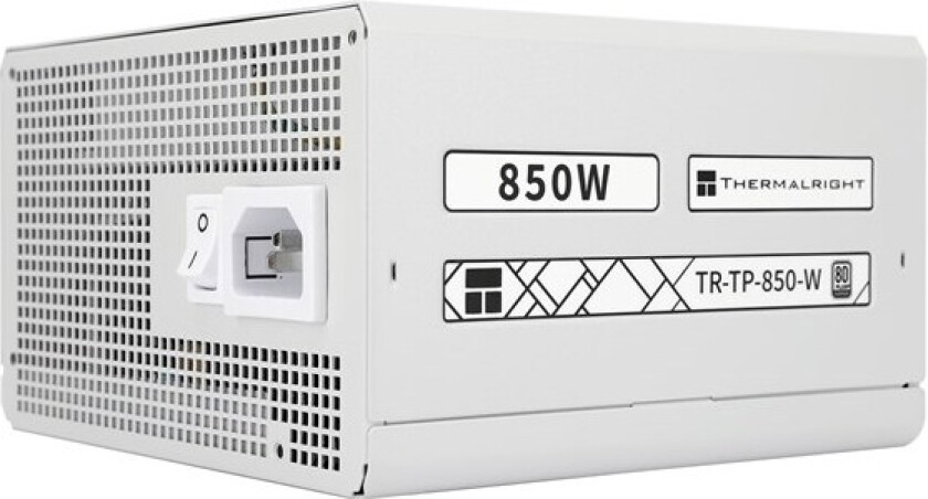 TP Hvit - Strømforsyning (PSU) - 850 Watt - 120 mm - 80 Plus Platinum sertifisert