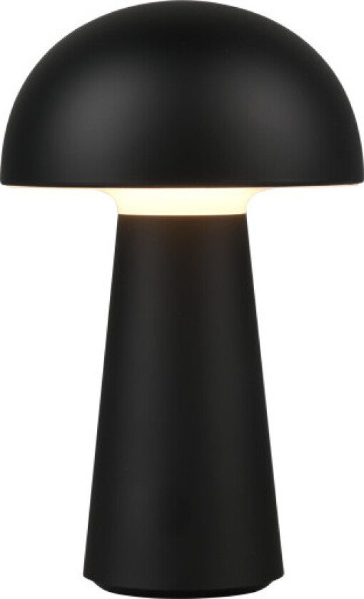 Lennon oppladbar bordlampe, sort