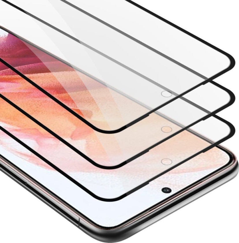 3x Skjermbeskytter Skärmskyddtil til Galaxy S22 Herdet Skjermglass Full Skjerm