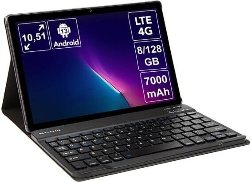 Tablet BLOW PlatinumTAB11 4G nettbrett + etui