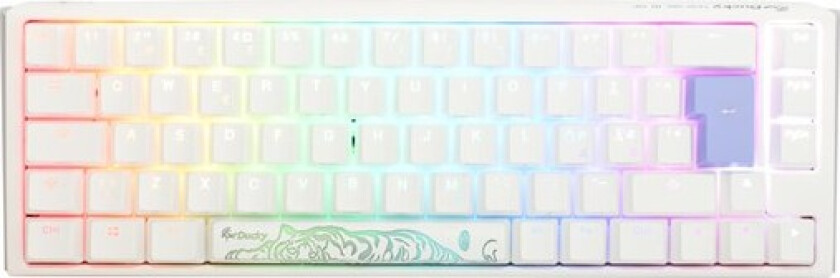 One 3 Sf Pure White Rgb Hotswap Tastatur [Mx Blue]