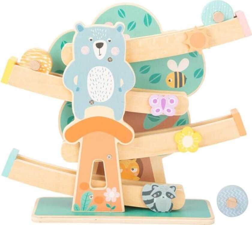 - Wooden Marble Run Animals Pastel