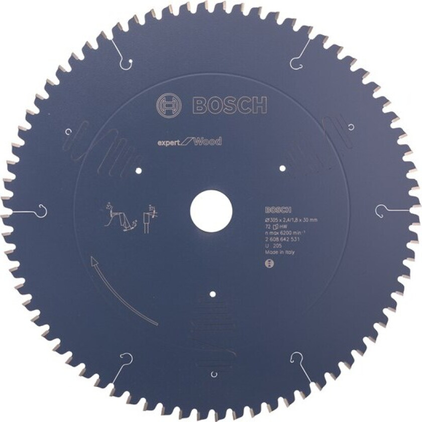 Bilde av 2608642531 Expert for Wood Sagklinge 72T