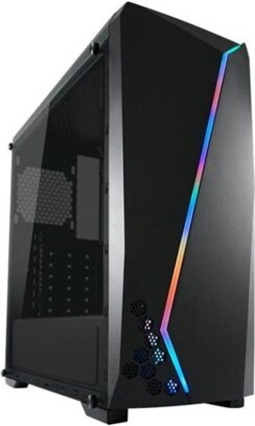 Gaming 700B Hexagon - Kabinett - Tower - Svart