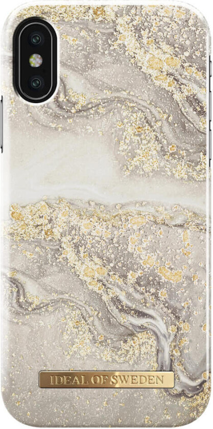 iDeal Of Sweden Cover Sparkle Greige Marble iPhone X/XS (U)