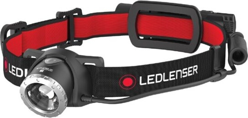 H8R Headlamp, 600 lumen, Black/red