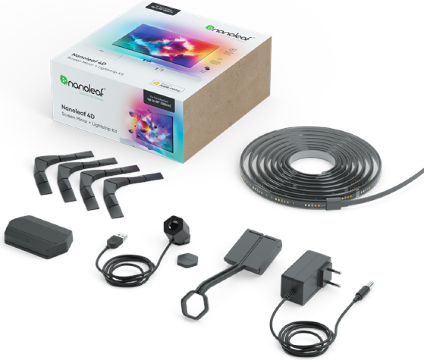 - 4D Screen Mirror + Lightstrip Kit (For TV/Monitors up to 65")