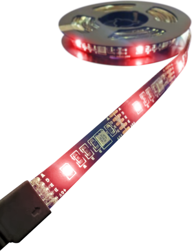 Smart USB-powered LED-strip, 2m