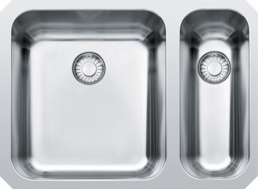 Largo LAX 160 D kjøkkenvask, 57,2x42 cm, rustfritt stål