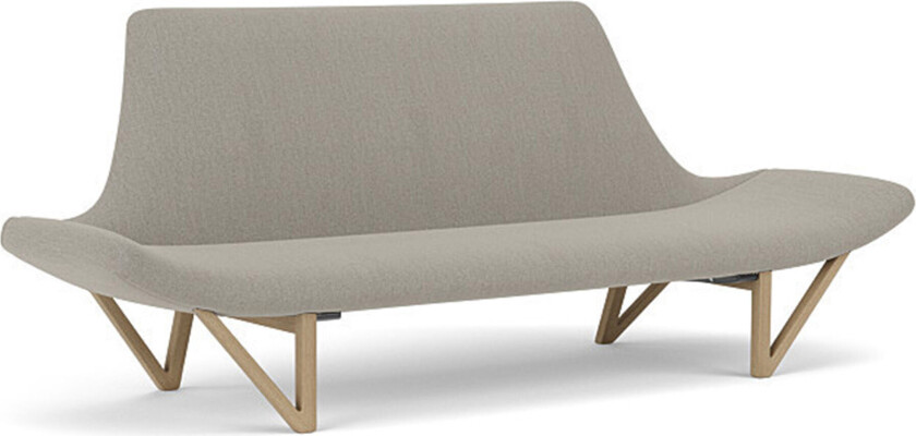 Pagode Sofa Natural Oak / Re-wool 0218