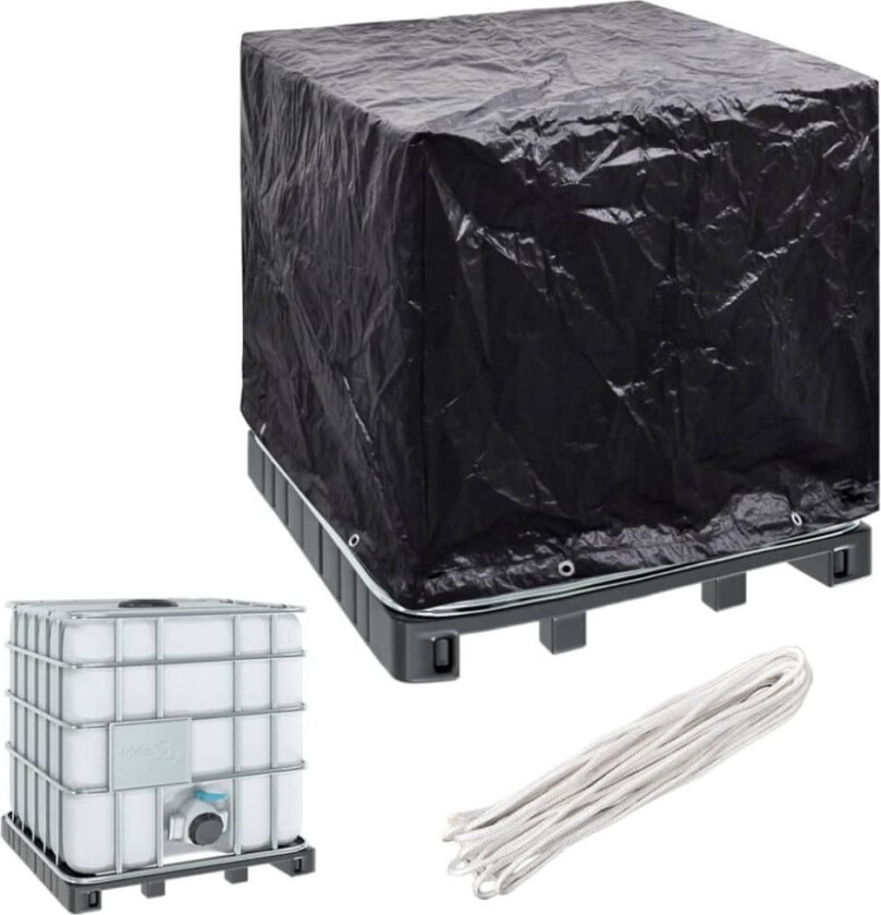 IBC-beholdertrekk 8 maljer 116x100x120 cm
