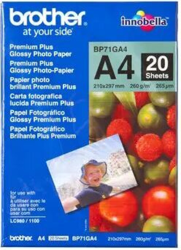 Bilde av Fotopapir Glossy A4 20 Ark 260 G
