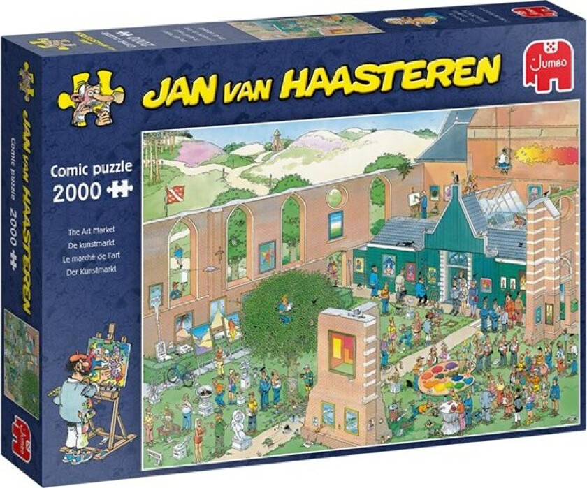 Puzzle Jan van Haasteren - The Art Market (1000 pcs)