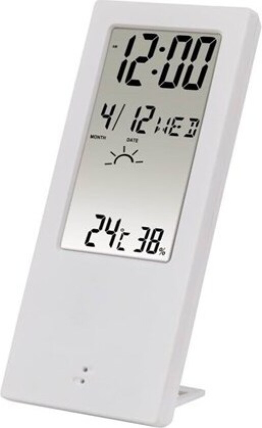 "TH-140" Thermometer/Hygrometer with weather indicator white