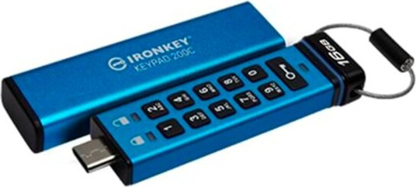 Ironkey Keypad 200 16gb Usb 3.2 Gen 1 / Usb-c