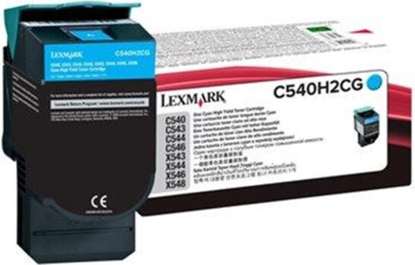 - High Yield - cyan - original - toner cartridge - LCCP - Laser toner Blå