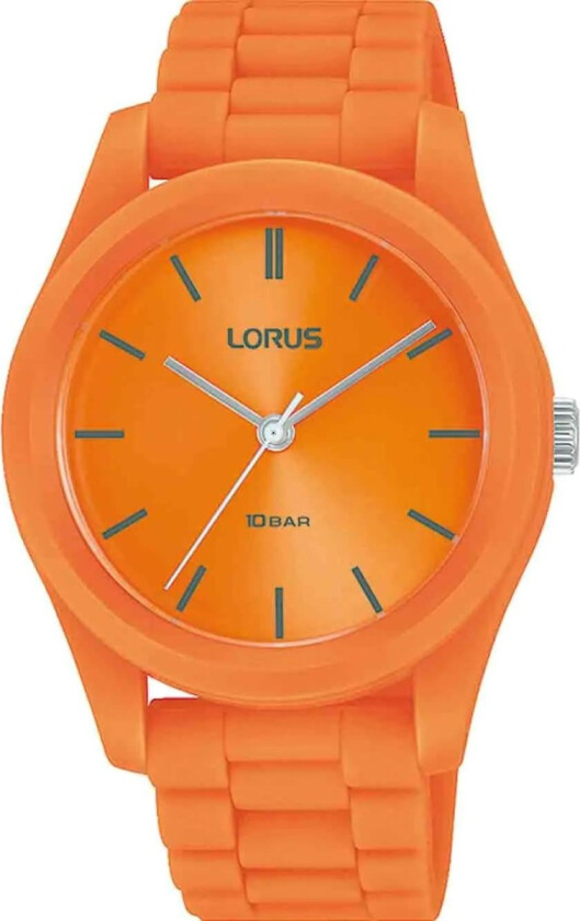Ladies RG261RX5 - Kvarts - Oransje - Dameklokker - Gummi - Akryl