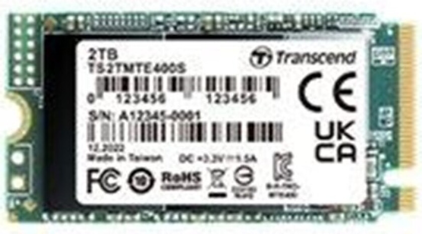 TS2TMTE400S - SSD - 2 TB - PCIe 3.0 x4 (NVMe)