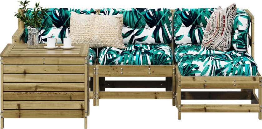 Hagesofagruppe 5 deler impregnert furu