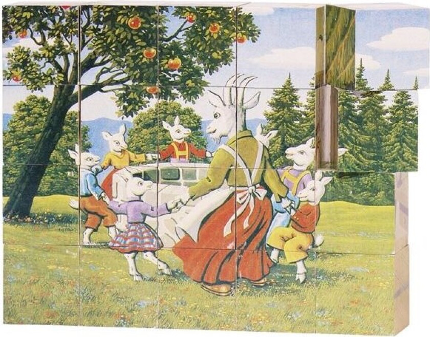 Wooden Block Puzzle Fairytales Tre