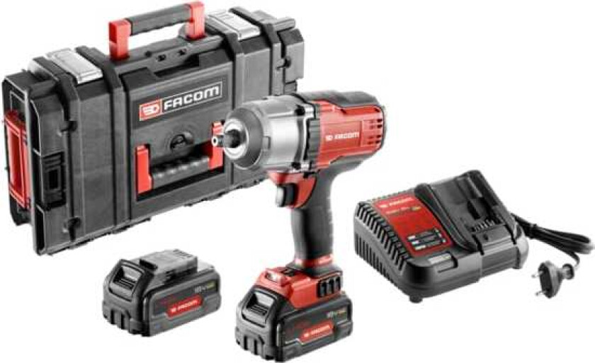 CL3.CH18SP2, Slagtrekker, Sort, Rød, 1/2, 1625 Nm, 400 RPM, 1200 RPM