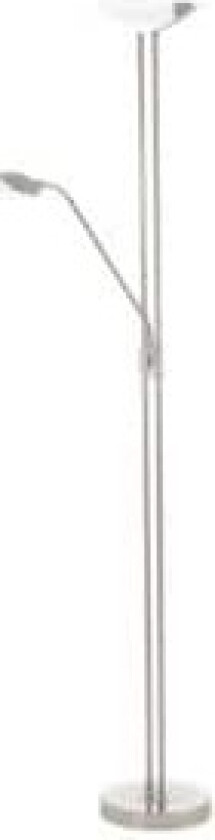 Baya 1 gulvlampe, børstet stål