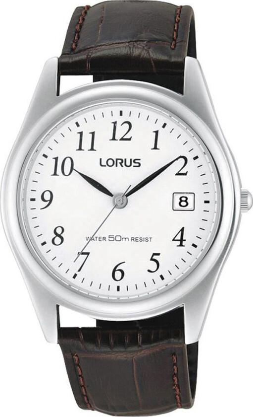 Mens RS965BX9 - Kvarts - Sølv - Unisex - Skinn - Mineral