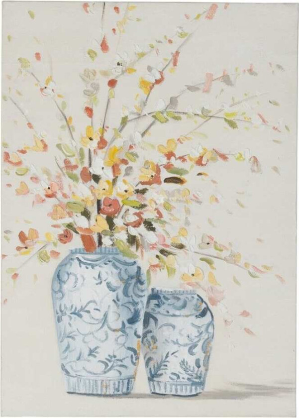 Maleri Læret Furu Vase 50 x 2,7 x 70 cm