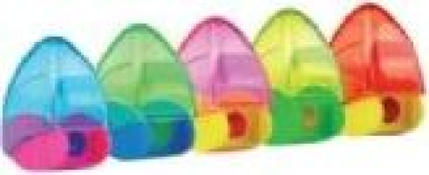 SP35813, Manuell blyantspisser, Assorterte farger, 5 mm, 3 mm