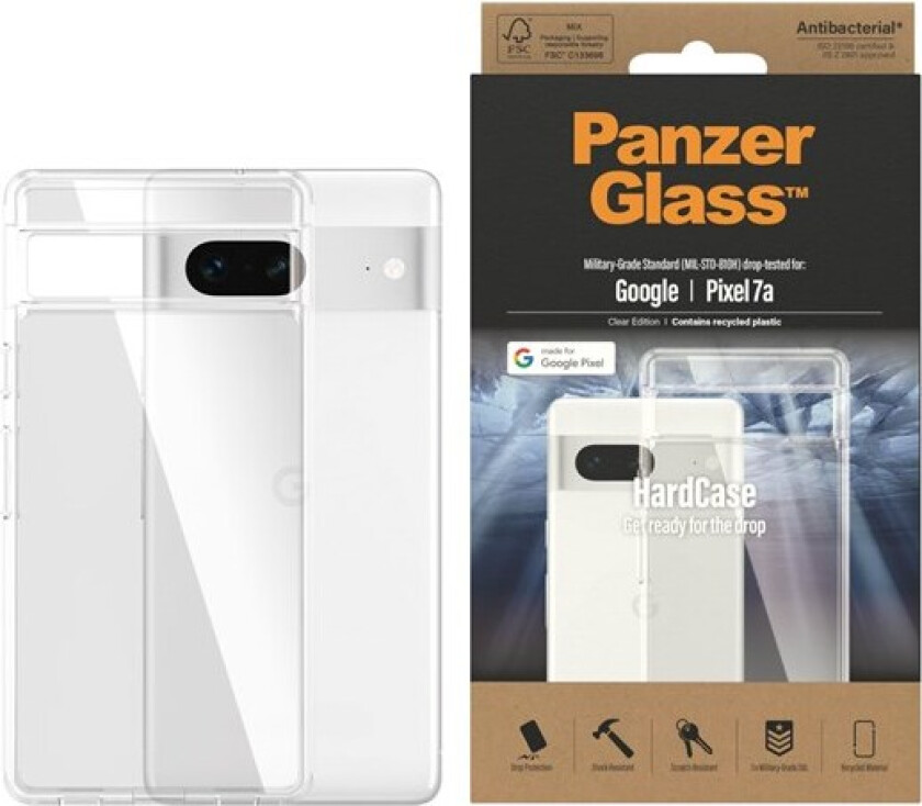 HardCase for Google Pixel 7a, Etui, Google, Google - Gobi, Gjennomsiktig