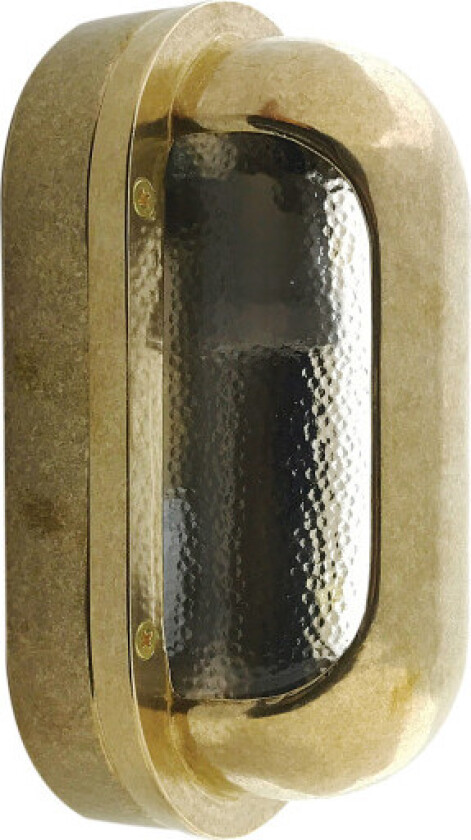 24 Oval skottlampe med opp/ned lys støpt messing IP64